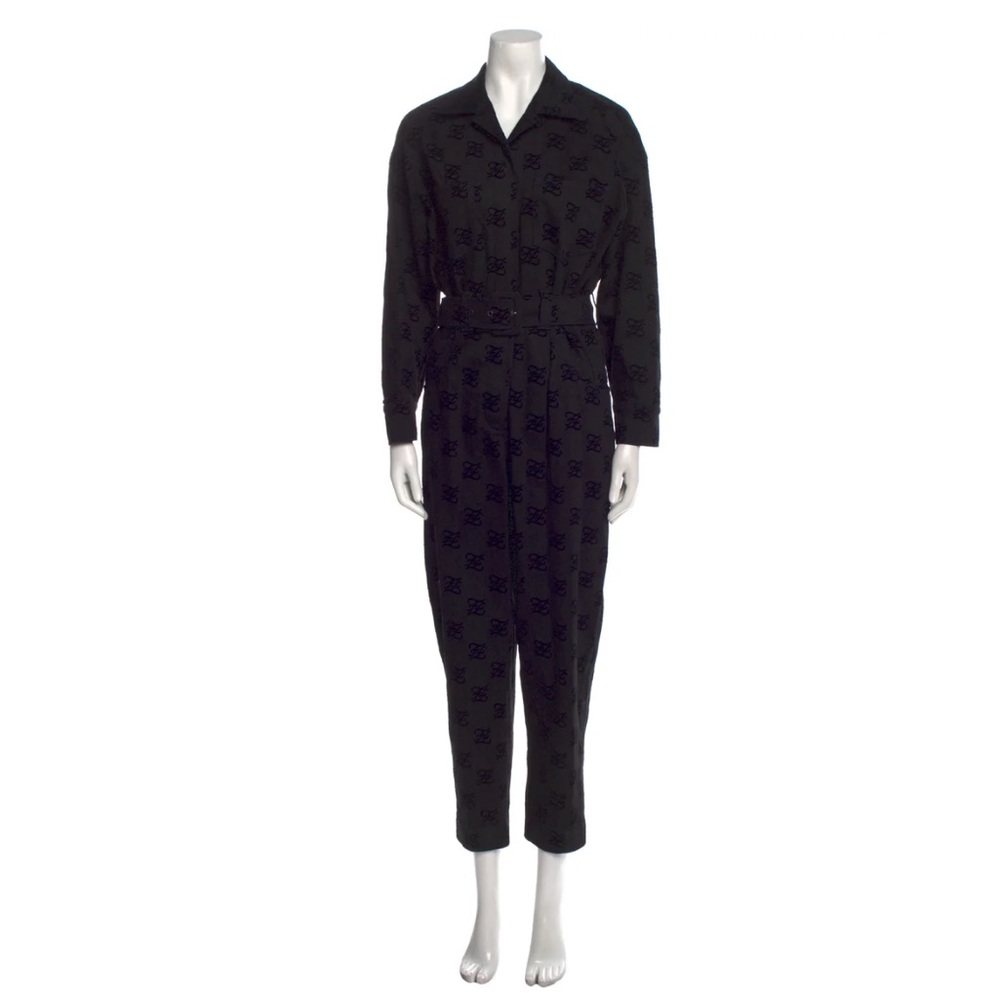 Fendi Monogram Belted Jumpsuit